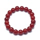 Bracciali elasticizzati con perle di giada naturale BJEW-K212-A-036-2