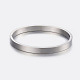 304 Stainless Steel Frosted Bangles BJEW-F305-18P-2