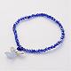 Glass Beads Stretch Bracelets BJEW-JB02441-2