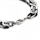 Bracelet en alliage de chaînes byzantines pour hommes femmes BJEW-N015-007-3