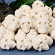 Skull Head Food Grade Silicone Beads PW-WG25871-01-2