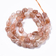 Natural Gold Sunstone Beads  Strands G-R465-49A-2