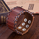 Bracelets de cordon en cuir vogue pour hommes BJEW-BB15626-6