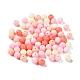 Perles acryliques en silicone imitées de style caoutchouté MACR-D029-01C-1