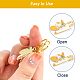 CHGCRAFT 7Pcs 7Styles Easter Safety Pin Brooch Easter Egg Rabbit Carrot Alloy Enamel Charms Safety Pin Brooch Gold Plated Iron Lapel Pins for Jewelry Accessories Easter Party Decoration JEWB-CA0001-22-5