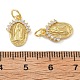 Латунные микро проложить кубического циркония подвески KK-C092-19B-G-3