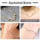 Fashewelry 3 Sets 3 Colors Zinc Alloy with Glass Rhinestone Jewelry Pendant Accessories FIND-FW0001-17-6
