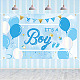 Полиэстер висит баннеры детский день рождения AJEW-WH0190-013-4
