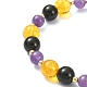 Stretch-Armband mit runden Perlen aus natürlichen BJEW-TA00271-3