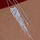 Популярные серебряные латунные ожерелья-нагрудники в виде змеиной цепочки с цветным покрытием NJEW-BB12676-2