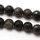 Grade AA Natural Gemstone Labradorite Faceted Round Beads Strands G-E251-32-14mm-2