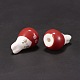 Perles en porcelaine manuelles PORC-D018-01B-4