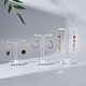 Acryl T Bar Ohrring Ausstellungsständers stehen EDIS-WH0009-01-5