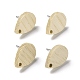 Fornituras de aretes de madera de fresno natural EJEW-N054-01-1