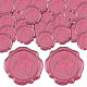 Craspire 100 Stück Valentinstag selbstklebende Wachssiegelaufkleber DIY-CP0010-17C-1