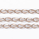 3.28 Feet Ion Plating(IP) 304 Stainless Steel Curb Chains X-CHS-H009-34RG-1