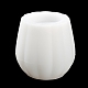Taza de vela redonda a rayas diy con moldes de silicona con tapa DIY-G094-06A-5
