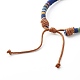 Ножной браслет с этническим шнуром для девочек и женщин AJEW-AN00449-7