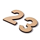 Creatcabin 2 imposta 2 stili cinese in legno di ciliegio lettera a ~ ze numero 0~9 DIY-CN0001-24-5