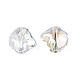 Placage uv perles acryliques irisées arc-en-ciel transparentes OACR-N008-162-2