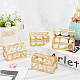 GORGECRAFT 10Pcs Candy Boxes Plastic Treasure Chest Wedding Favor Boxes Chocolate Wrap Gift Wedding Favor Gift Chests for Wedding Christmas Birthday Party Decorating Ornament Container CON-GF0001-04A-4