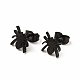 Halloween araignée 304 boucles d'oreilles en acier inoxydable pour femmes EJEW-B019-01EB-1