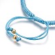 Fabbricazione di braccialetti di perline intrecciati con corde di nylon BJEW-F360-F17-3