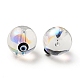Transparent Glass Beads GLAA-F121-13E-2