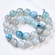 Chapelets de perles d'agate naturelle G-S359-264-2