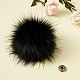 Pom pom moelleux couture boutons-pression accessoires SNAP-TA0001-01G-12