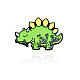 Broches en alliage thème dinosaure DRAG-PW0001-76B-1