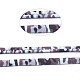 平らなポリエステル弾性コード  ウェビング衣類縫製アクセサリー  ライトスカイブルー  5mm  約3.28ヤード（3m）/ロール EC-SZ0001-01-12-5
