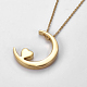 304 Stainless Steel Pendant Necklaces NJEW-E141-34-4