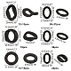 Superfindings anneaux de liaison en acrylique opaque peint OACR-FH0001-013-5