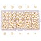 PandaHall Elite 340 pcs Environmental Dyed Glass Pearl Round Pearlized Beads HY-PH0009-RB003-1