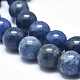 Chapelets de perles de quartz de dumortiérite naturelle G-I224-01-6mm-3