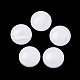 樹脂カボション  天然石風  半円/ドーム  ホワイト  17.5x5.5mm RESI-T039-047-1