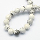 Chapelets de perles en howlite naturelle X-G-S176-6mm-2
