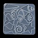 Stampi in silicone con ciondolo fai da te a tema conchiglia/stella marina/coda di pesce DIY-G102-01A-4