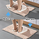 Ahademaker 20 stücke 2 stil pu selbstklebende rutschfeste teppich aufkleber FIND-GA0005-66-5
