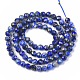 Filo di Perle lapis lazuli naturali  G-S361-4mm-006-2