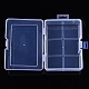 Boîtes de rangement rectangulaires en plastique pour perles X-CON-YW0001-32-4