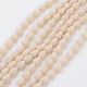 Chapelets de perles en verre imitation jade GLAA-A036-A02-1