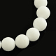 Chapelets de perle rondes en jade naturel teinté G-Q937-10mm-20-1