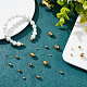 Unicraftale 50pcs 5 style 202 perles en acier inoxydable STAS-UN0052-46-2