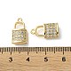 Brass Micro Pave Cubic Zirconia Pendants KK-F872-16G-02-3