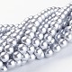 Chapelets de perles en verre nacré HY-8D-B18-3