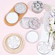 GORGECRAFT 16pcs Mason Flower Jar Insert Lid Plants Organizer Frog Lids Windmill Pattern Glass Bottle Covers for Regular Mouth Mason Canning Jars Fixed Tools Home Office FIND-WH0126-116F-4