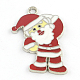 Babbo Natale in lega ciondoli smaltati ENAM-R041-02-1