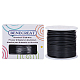 BENECREAT 12 Gauge Matte Jewelry Craft Wire 100 Feet Tarnish Resistant Aluminum Wire for Beading Sculpting Model Skeleton Making (Black AW-BC0001-2mm-14-2